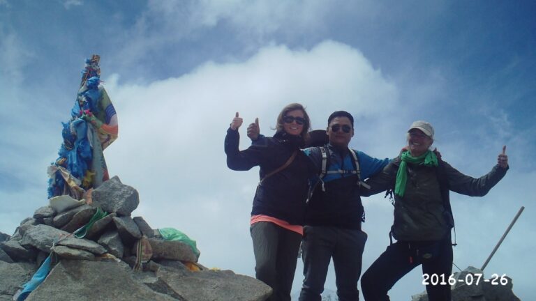 Malchin peak of Altai Tavan Bogd mountains